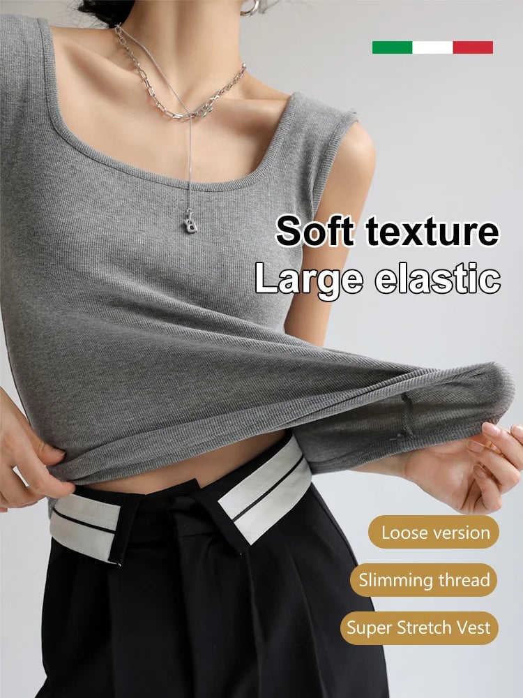 Ribbed Knit Tank Top [Buy 1 Free 1]