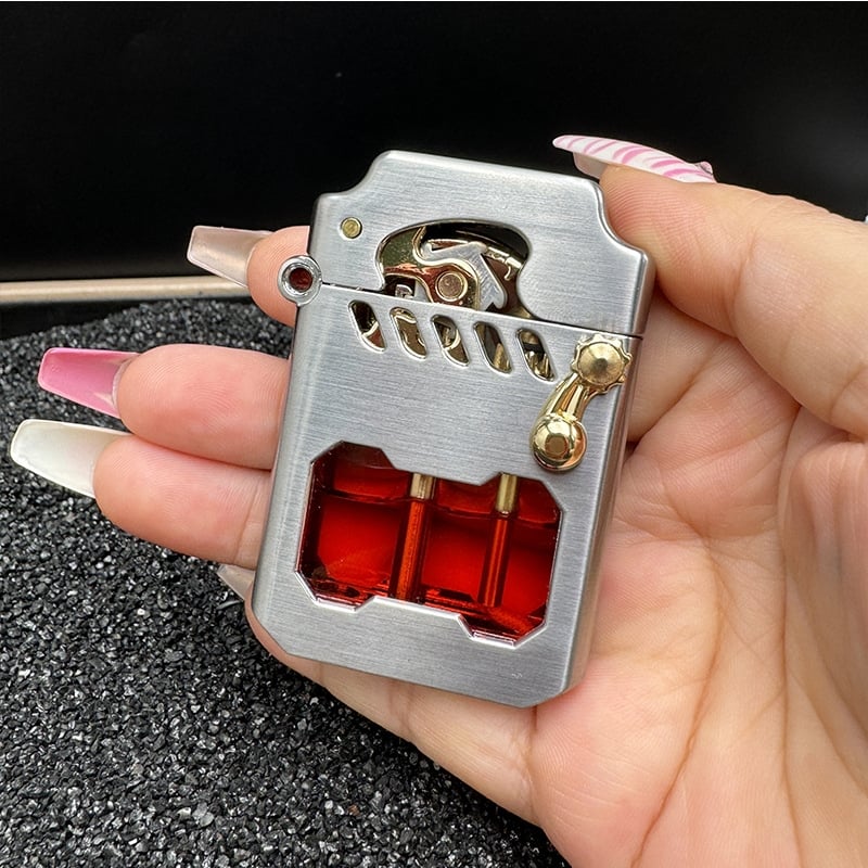 💖Mecha Metal Rocker Lighter