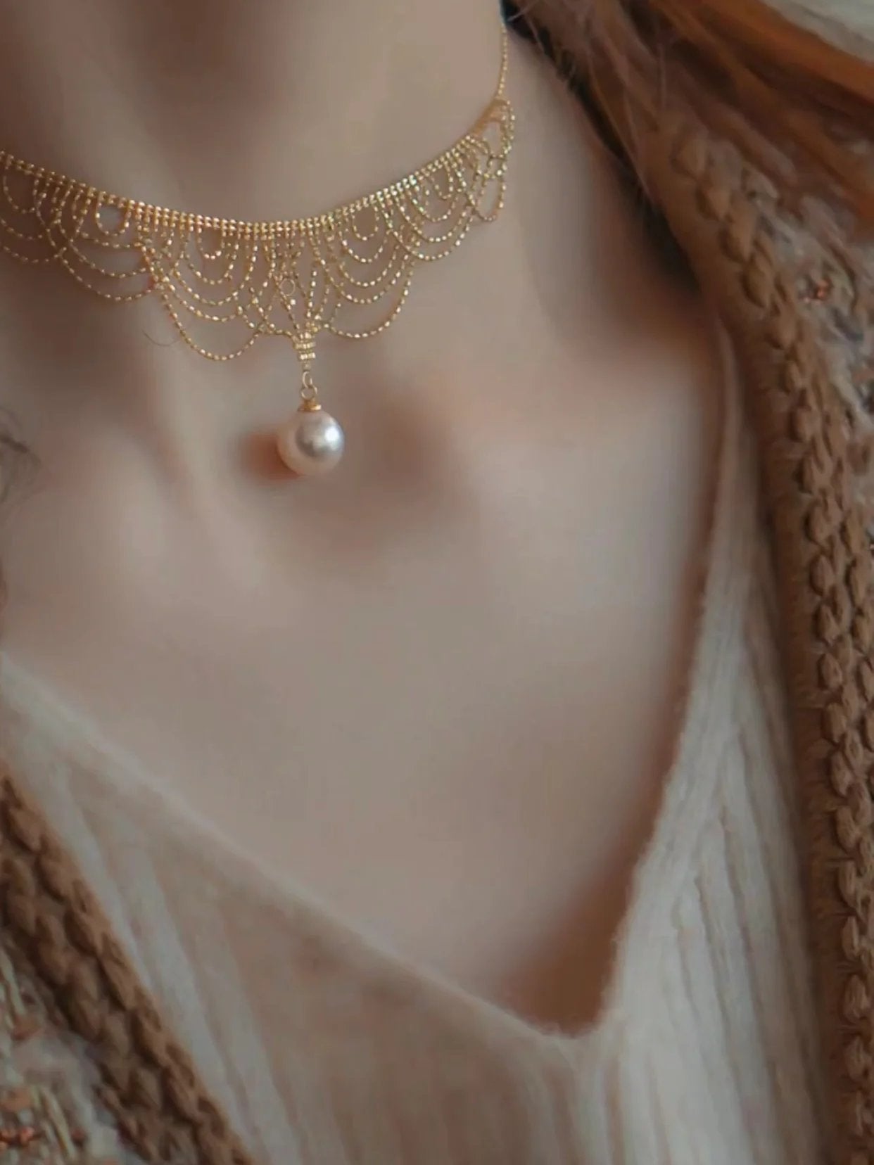 Amelia Necklace | 24k Gold Plated