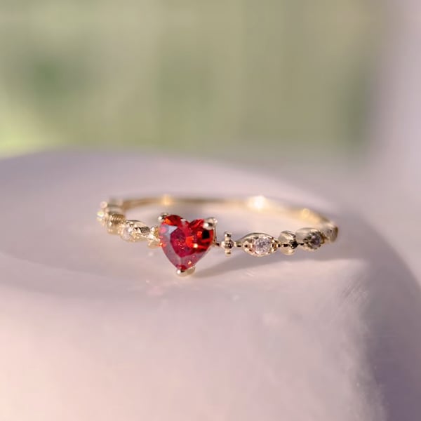 💝Take Time For Yourself Heart Ring💗