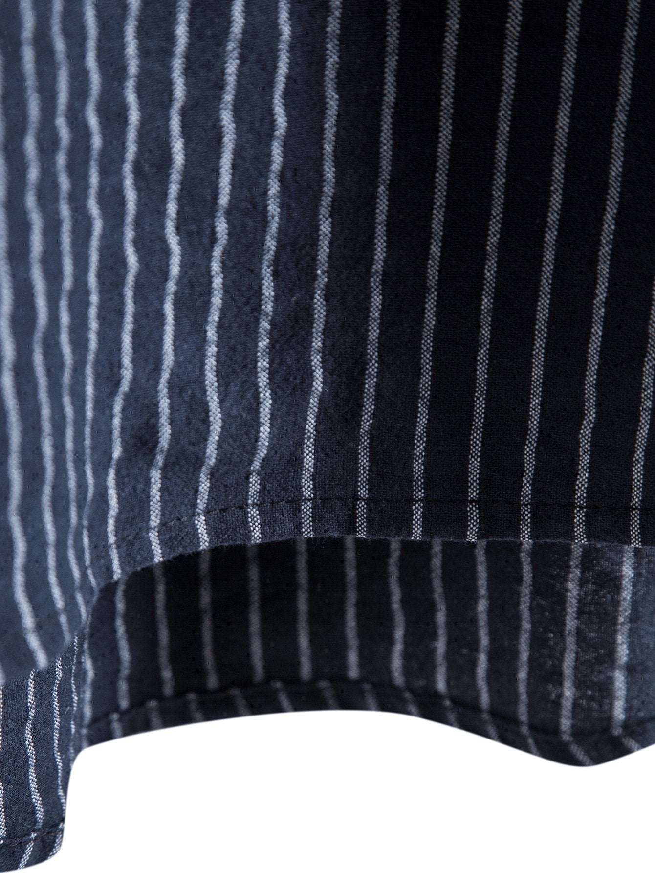 🔥 Men's New Striped Linen Short Sleeve Shirt