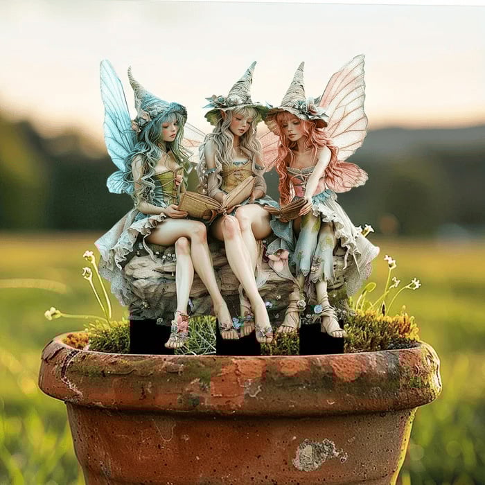 Bohemian Fairy Flower Pot Decoration