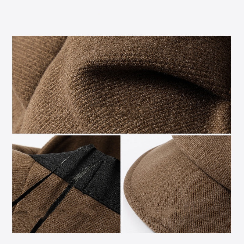 Women's Warm Octagonal Hat with Ear Protection