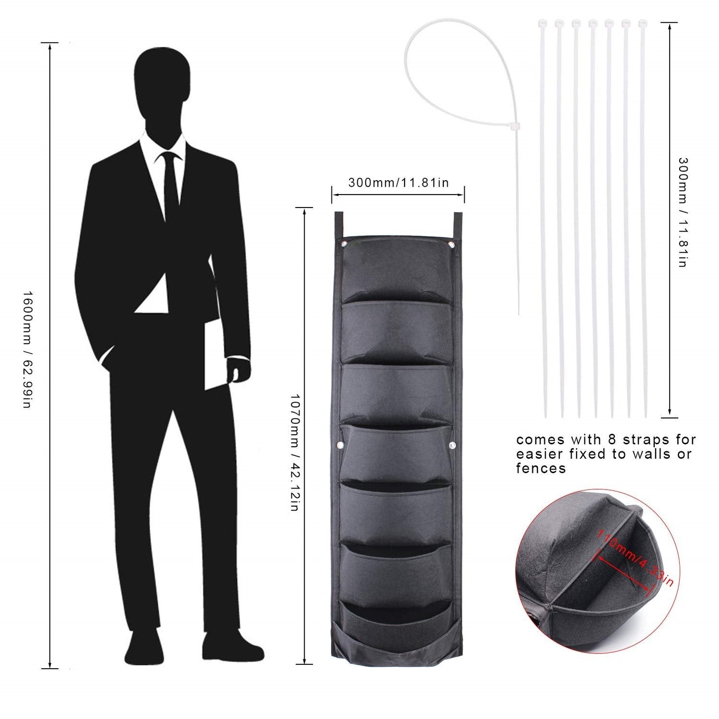 WEEKEND PROMOTION-Garden Wall Planter Grow Bags for Indoor Outdoor-🔥