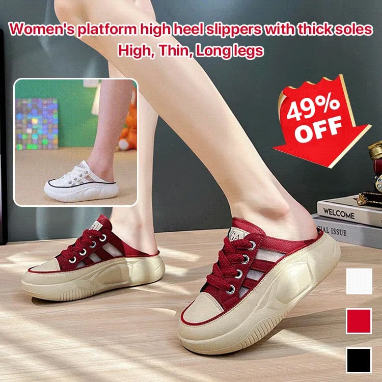 WOMEN'S CLOSED TOE HALF SLIPPERS