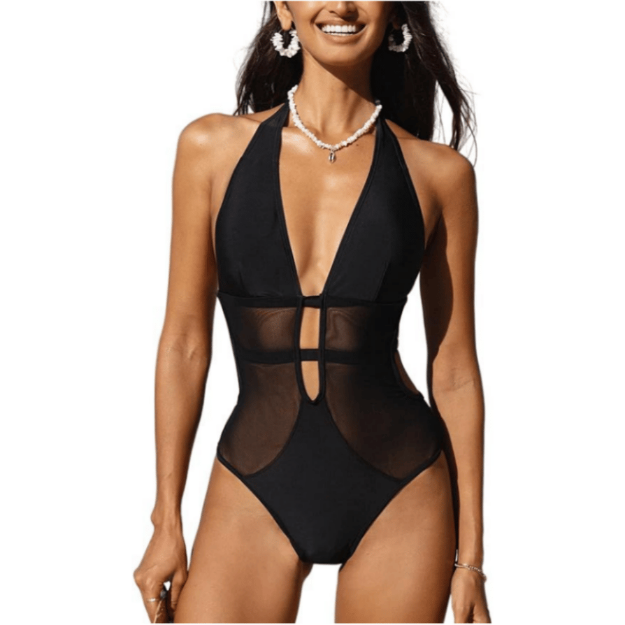 Sexy black swimsuit for women