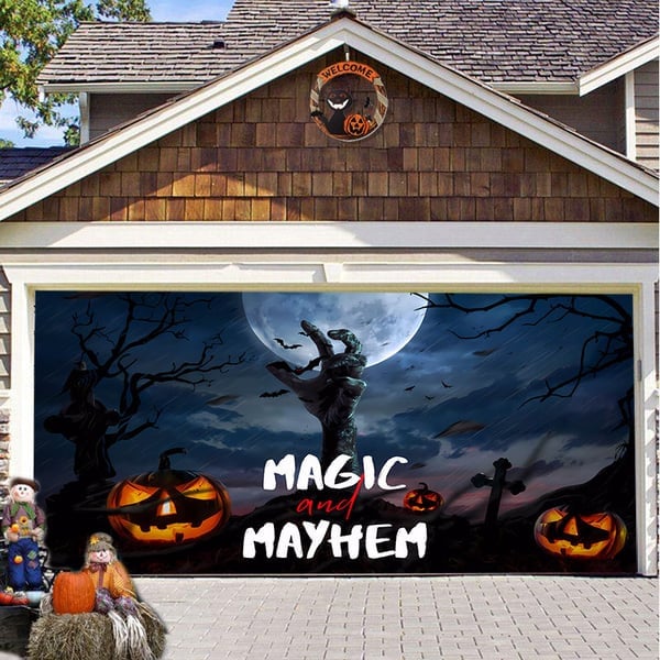 Halloween  Garage Door Decoration