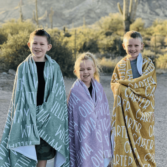 Personalized Super Soft Name Family Blanket