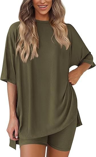 Women's Summer Casual Oversized Two-Piece Set