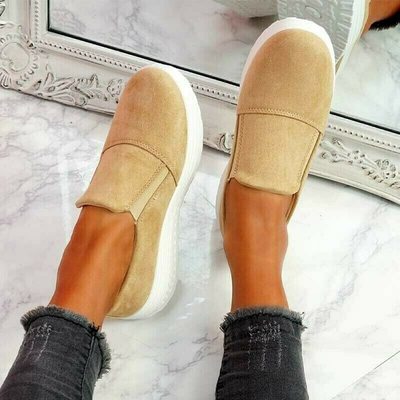 Woman Round toe Knitted Bow Loafers