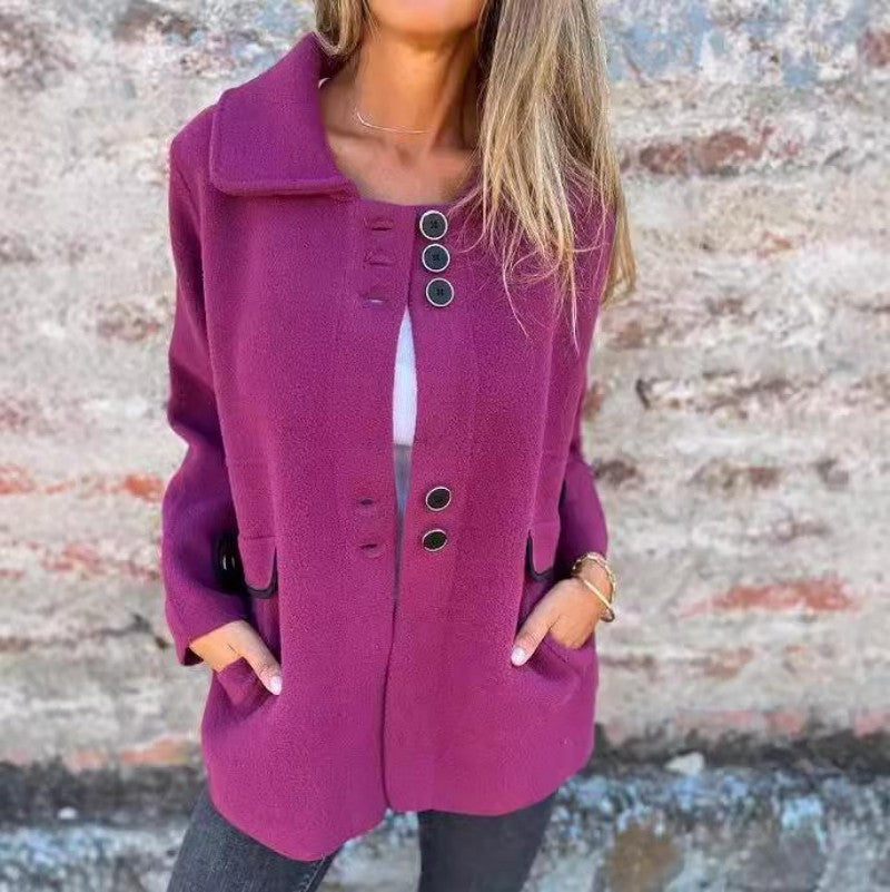 ⏳Women's Elegant Winter Warm Tweed Jacket