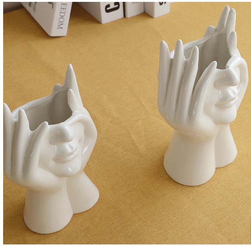 Abstract Peek a Chic Flower Vase