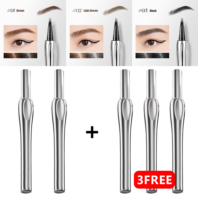 💖 Upgraded Natural Waterproof Eyebrow Pen with Microfine Tip