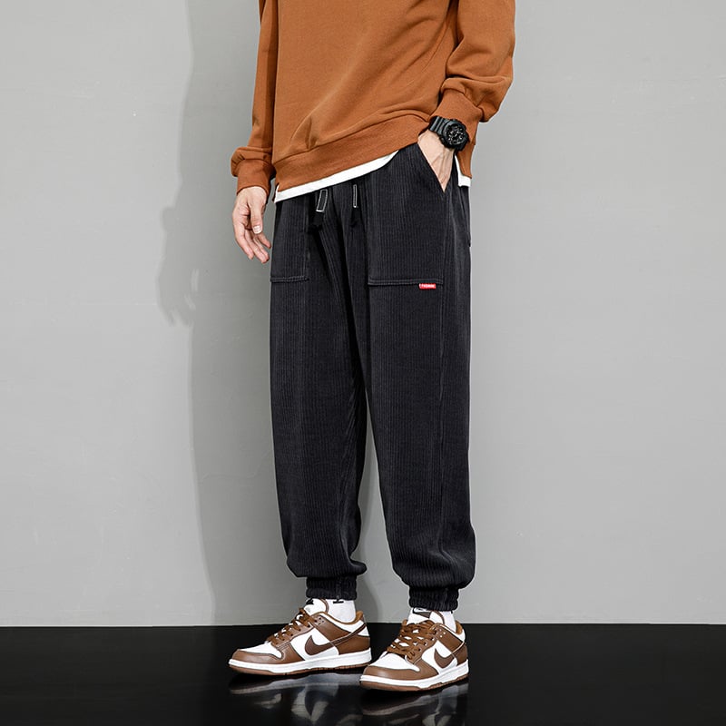 Velour Casual Corduroy Trousers