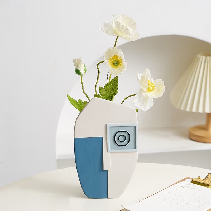 Abstract Human Face Vase