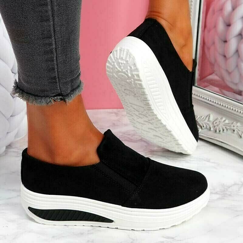 Woman Round toe Knitted Bow Loafers