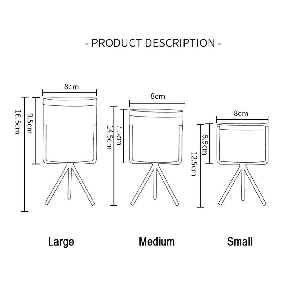 Nordic Marbled Art Vase