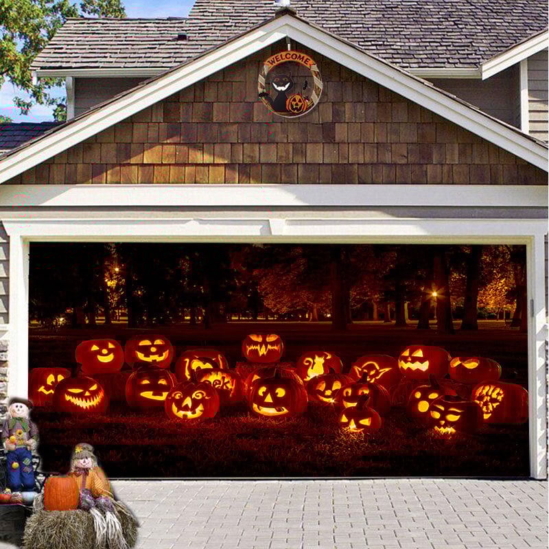 Halloween  Garage Door Decoration
