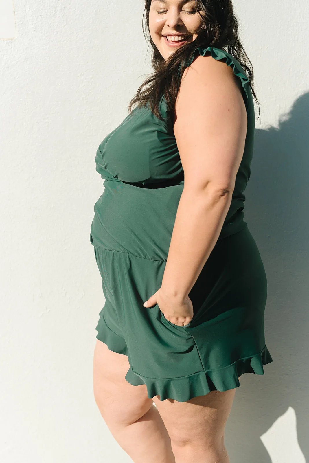 😍 Swim Romper Built-in Bra👗Detachable bra cup