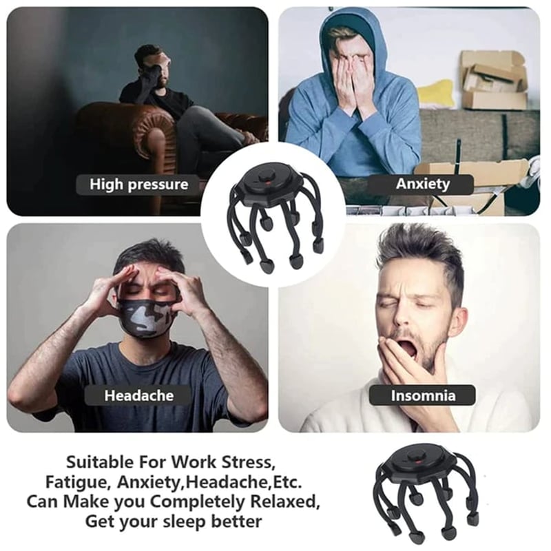 Octopus Head Massager