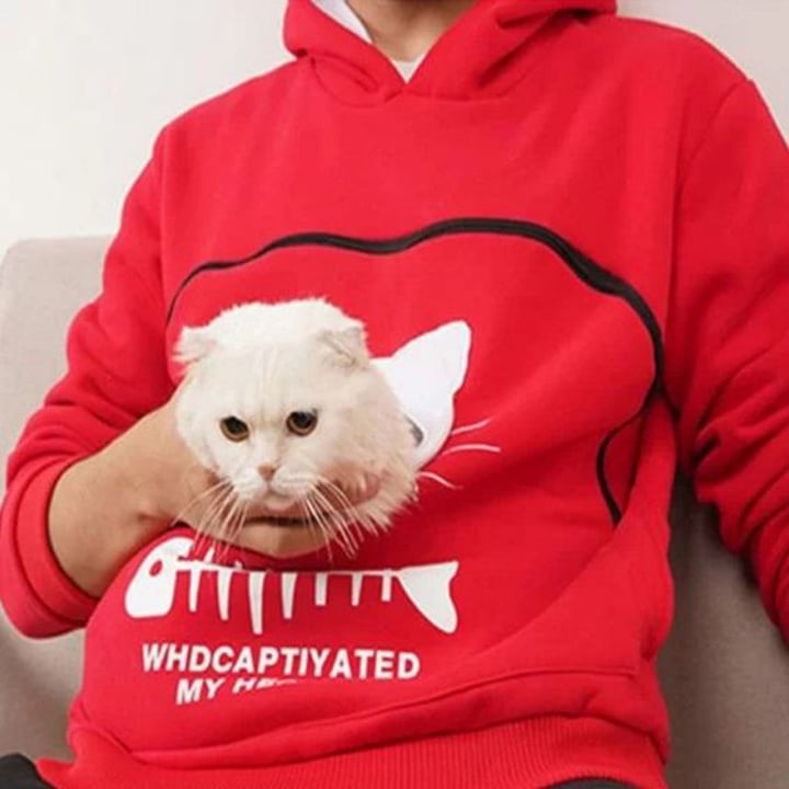 🔥 Cat Lovers Hoodie Cuddle Pouch