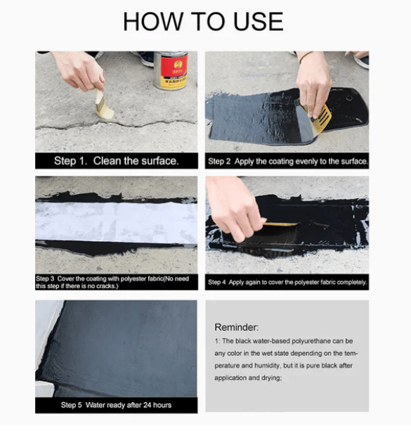 Polyurethane Waterproofing & Leakage Repairing Eco-Friendly Coating