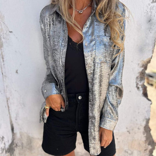 ✨Casual Fashionable Lapel Shirt for Women