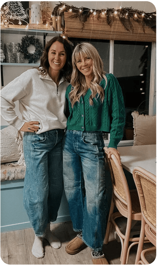 🔥Mid-Rise Barrel Jeans