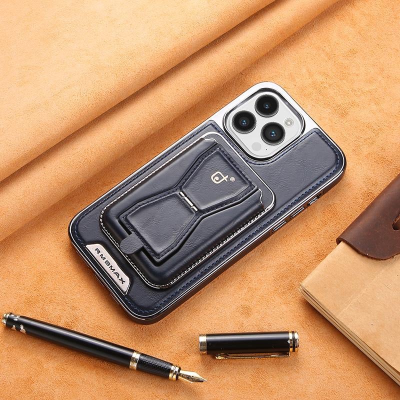 Skin striae Magnetic iPhone Case with Removal Card Holder