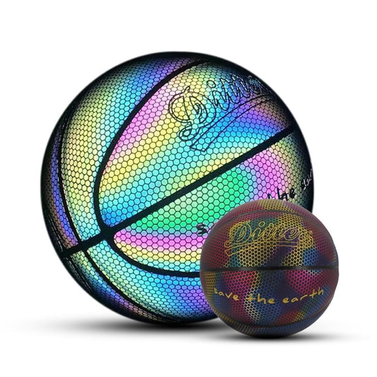 🔥Holographic Reflective Glowing Basketball🏀