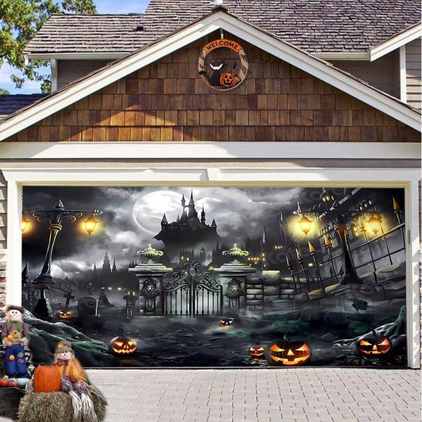 Halloween  Garage Door Decoration