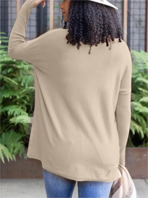 💥LONG SLEEVE THUMBHOLE SWEATER POCKET TUNIC💥