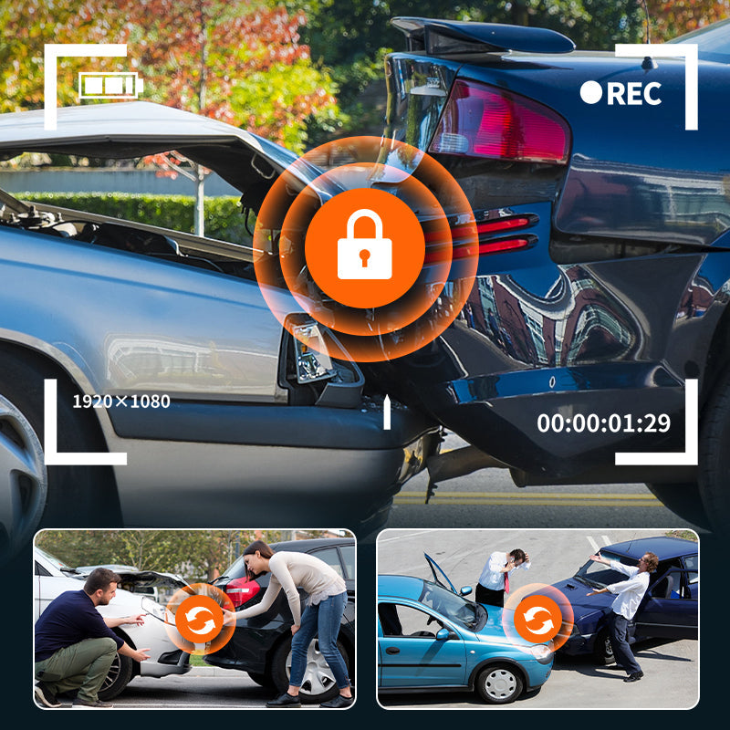 ✨4-Channel FHD Dash Cam with Ultra-Wide Angle
