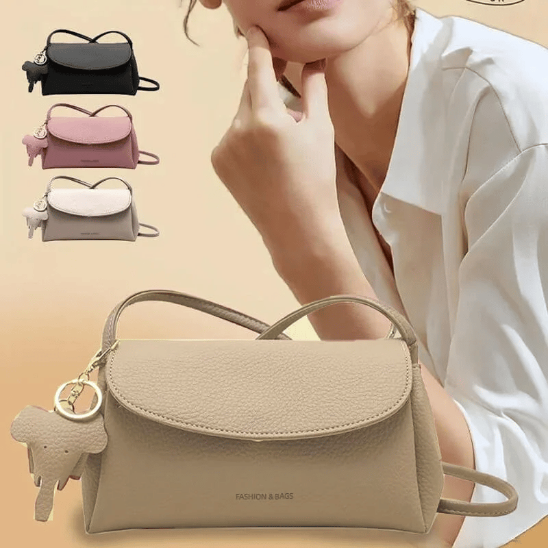 🔥Women's  High end Fashion Crossbody Bag with Elephant Pendant👜