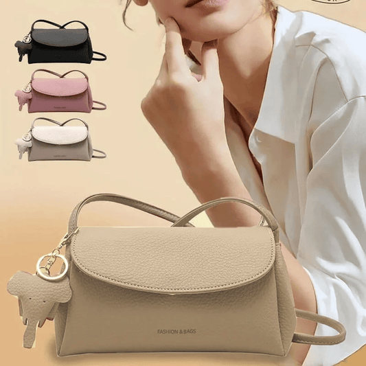 🔥Women's  High end Fashion Crossbody Bag with Elephant Pendant👜