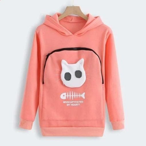 🔥 Cat Lovers Hoodie Cuddle Pouch