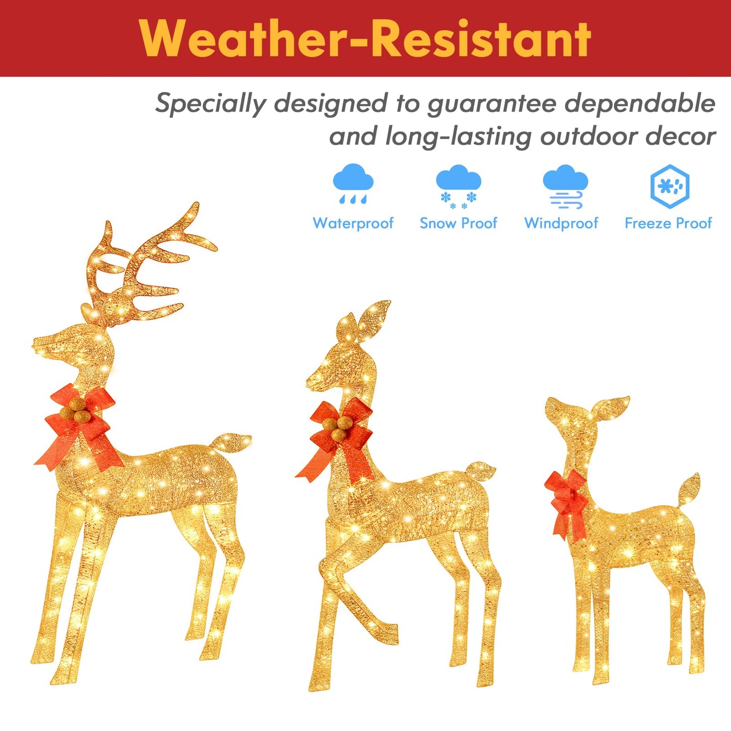 🔥 LED Deer Lighting