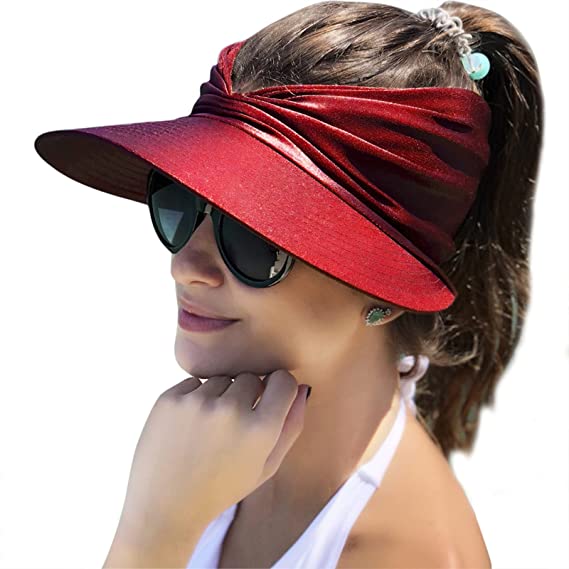 🔥 Women Sun Beach Visor Cap