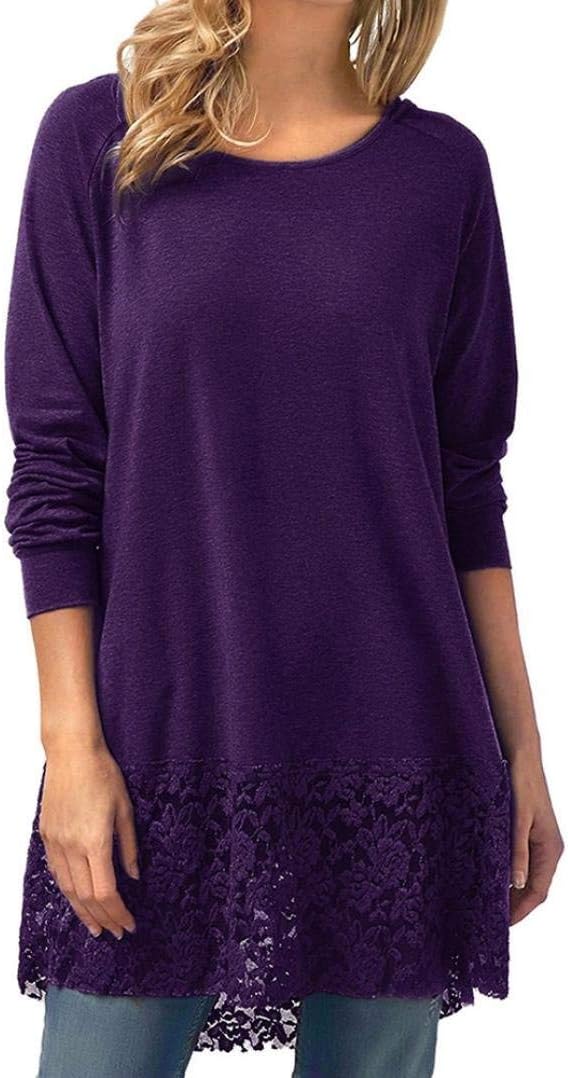 🔥HOT SALE-Autumn-Style Lace Hooded T-Shirt with Long Sleeves in Plus Size