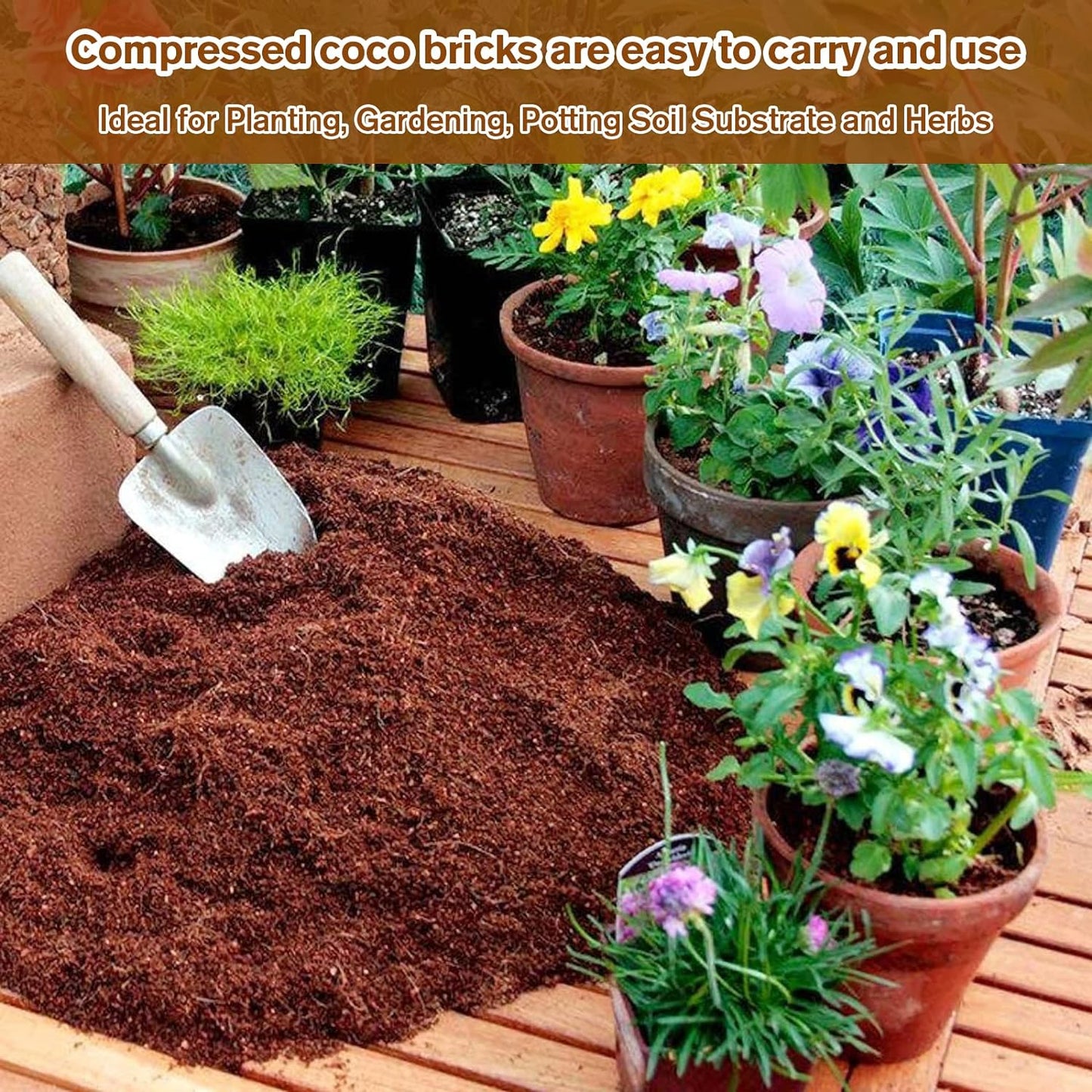 ⏰ - Premium Organic Coconut Coir Bricks For Plants