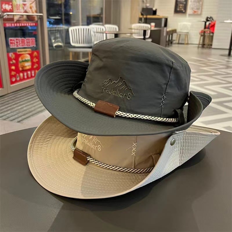 camping mountaineering sunscreen hat fishing sunshade western cowboy hat