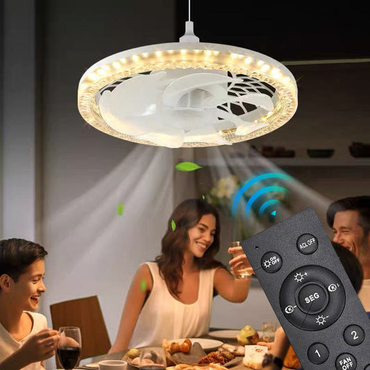 💥 2-in-1 Mute Adjustable Fan Light with Remote Control