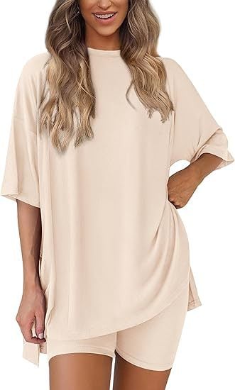 Women's Summer Casual Oversized Two-Piece Set