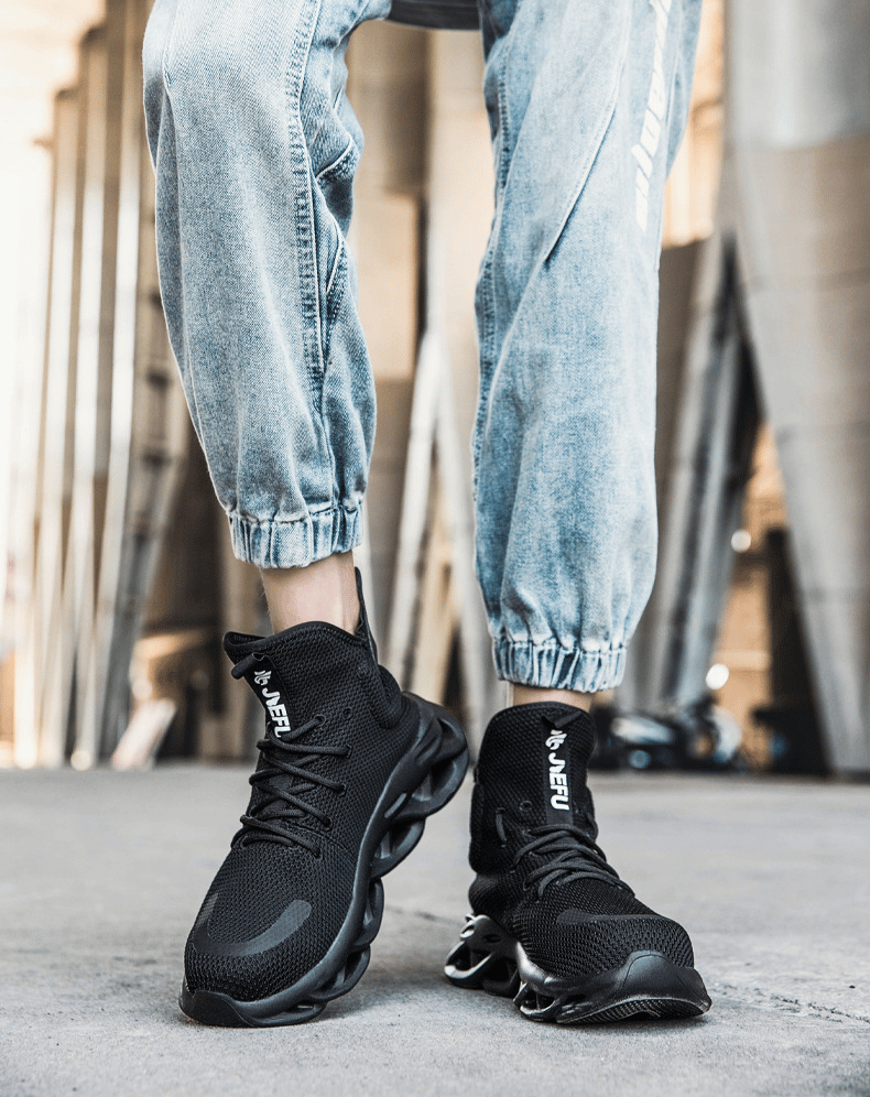 Ultra-Light Breathable Steel Toe Non-Slip Work Shoes