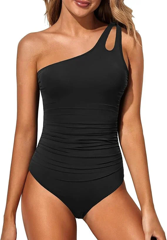 One-Piece Asymmetric Swimsuit for Women