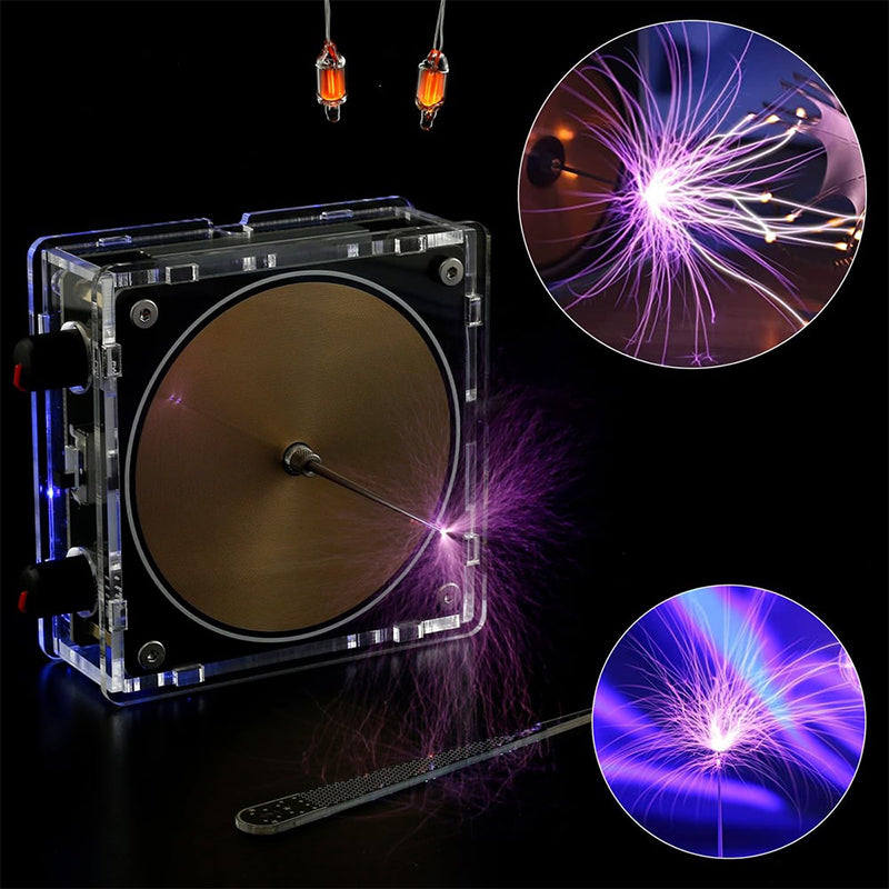 Touchable Artificial Lightning Spark Musical Coil