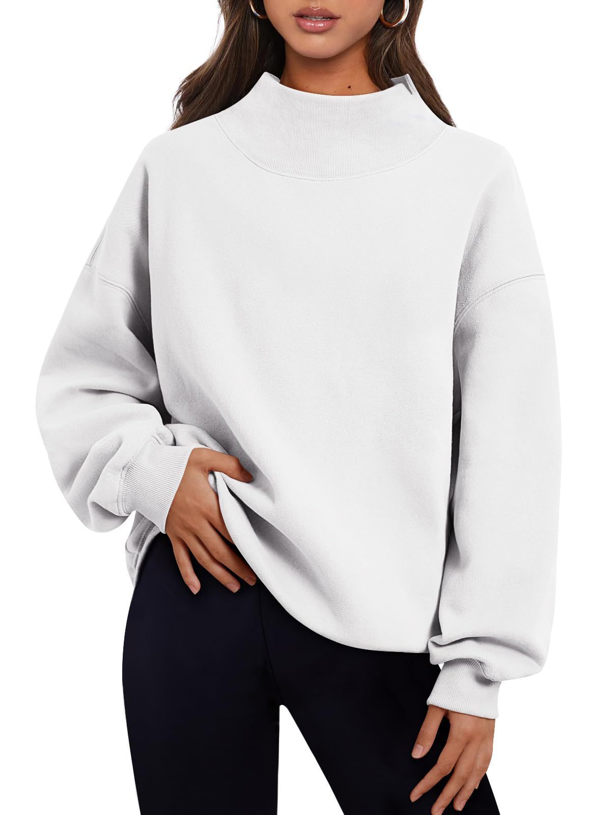🎁WOMEN'S HALF TURTLENECK FLEECE CASUAL SWEATSHIRT