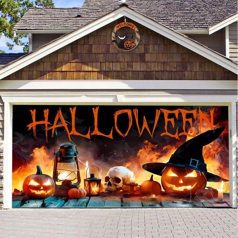 Halloween  Garage Door Decoration
