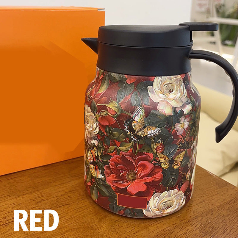 🔥1000ml Vacuum Insulated Teapot with Strainer