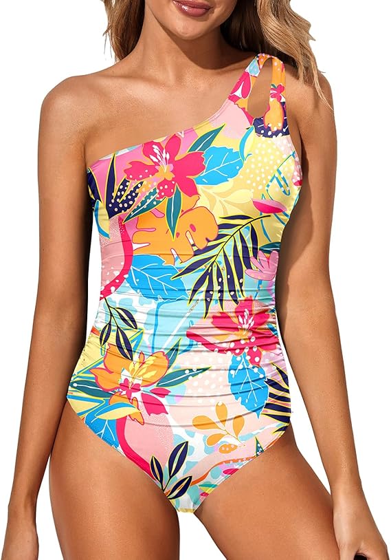 One-Piece Asymmetric Swimsuit for Women